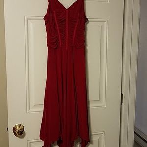 Dark Red Dress